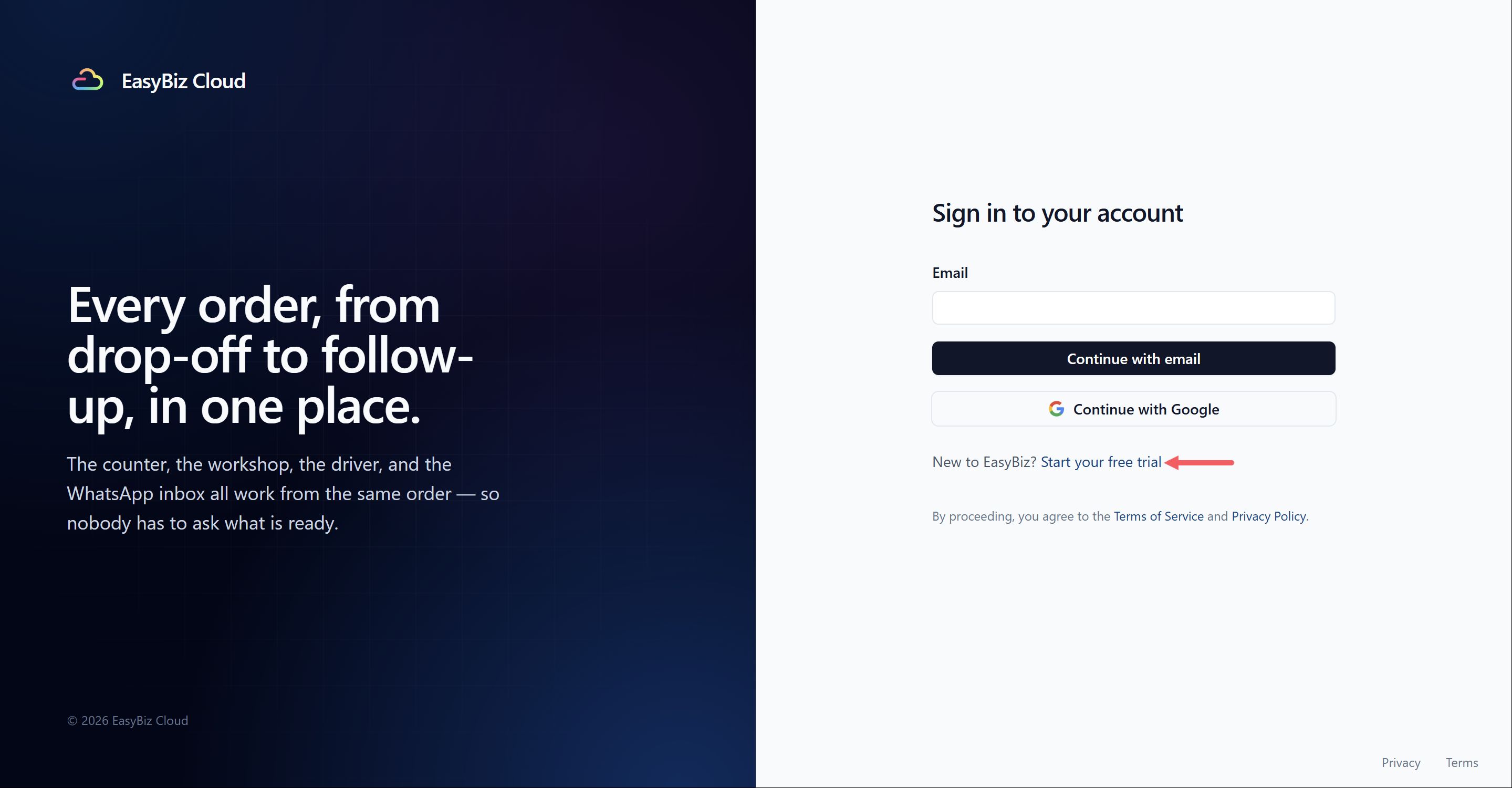 Start free trial