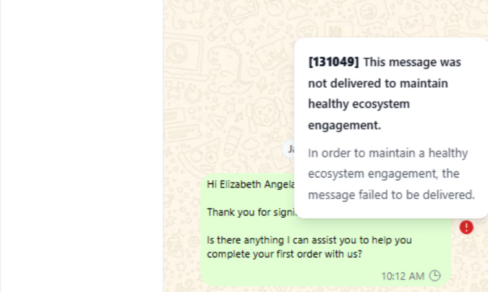 Understanding Error 131049 — When Marketing Messages Stop Delivering
