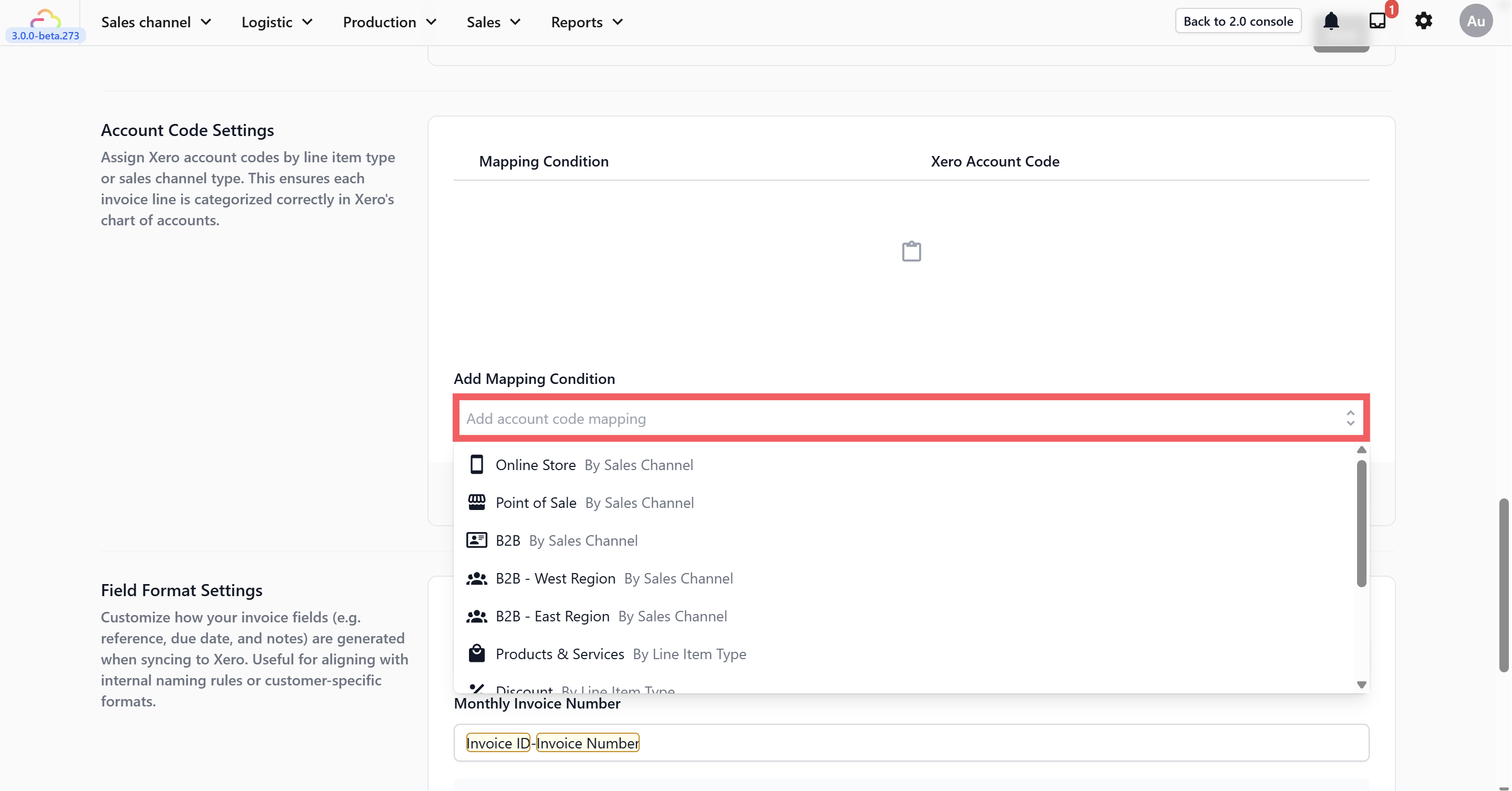 Before your invoices can sync correctly to Xero, you need to tell EasyBiz which Xero account codes to use for things like tax, rounding, and revenue. This is done through Account Code Mapping.