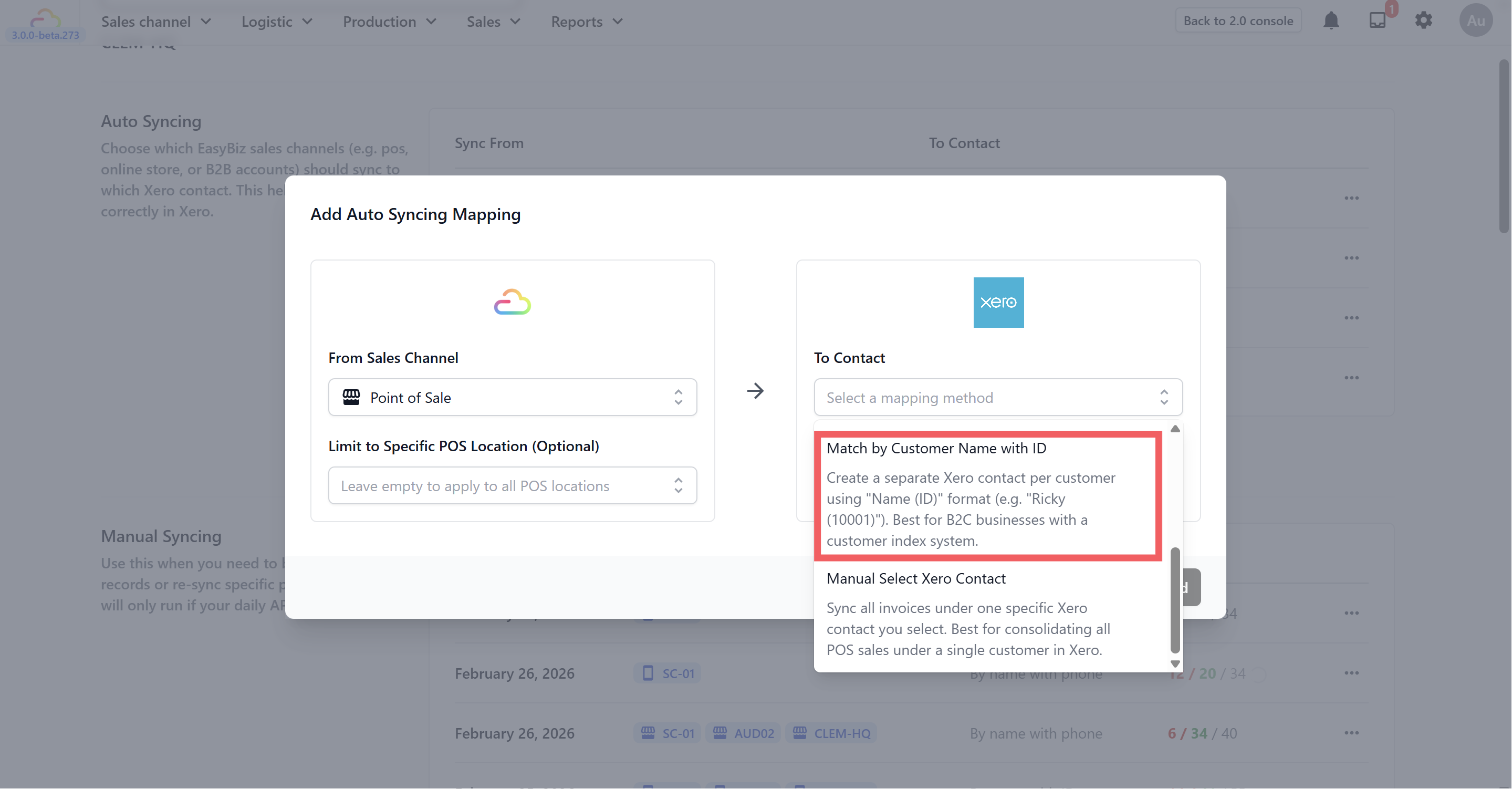 Method 3: Match by Customer Name with ID