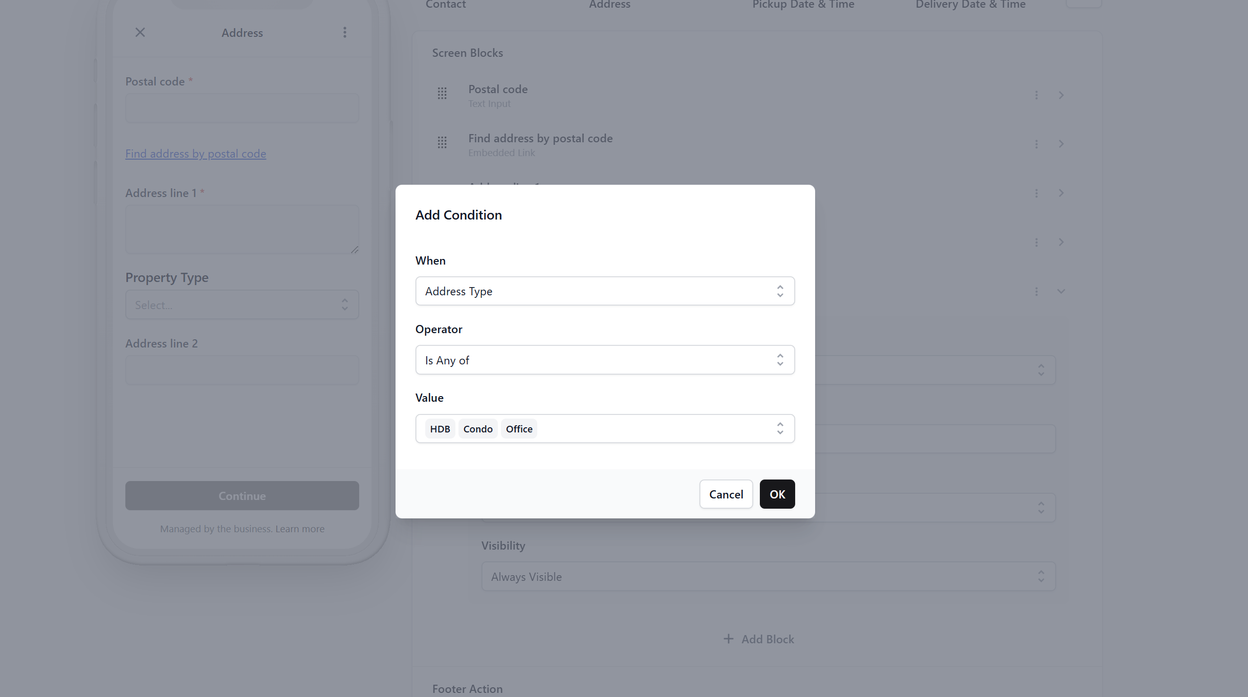 Change Required to Conditional.
