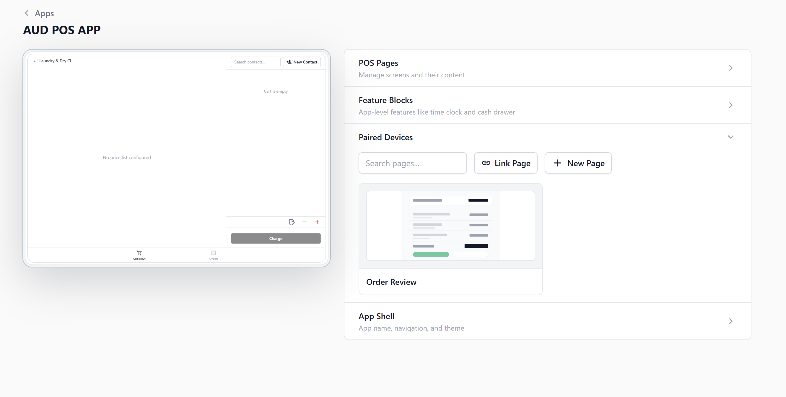 Enter a page name, then click Create.