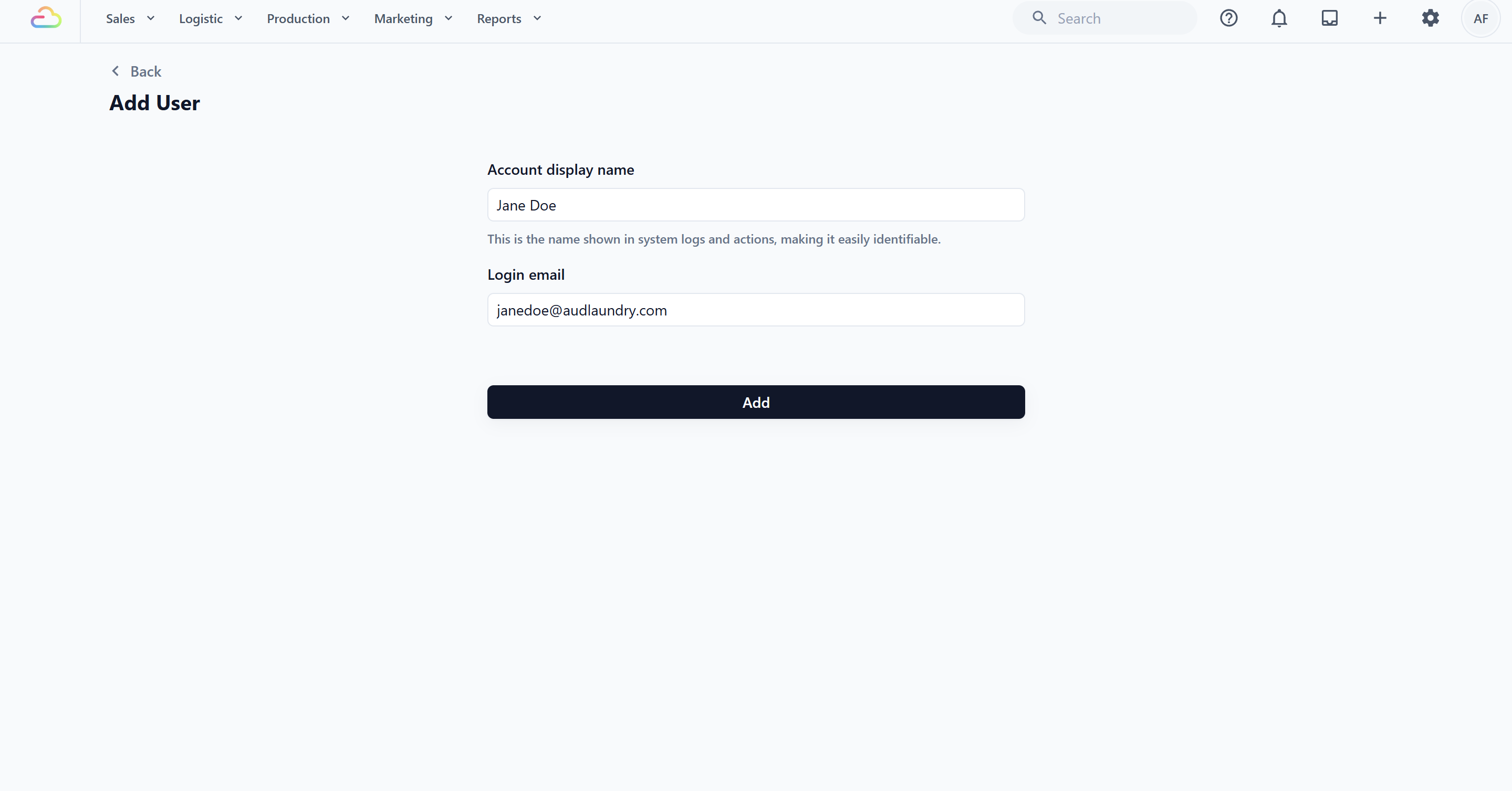 User Credentials