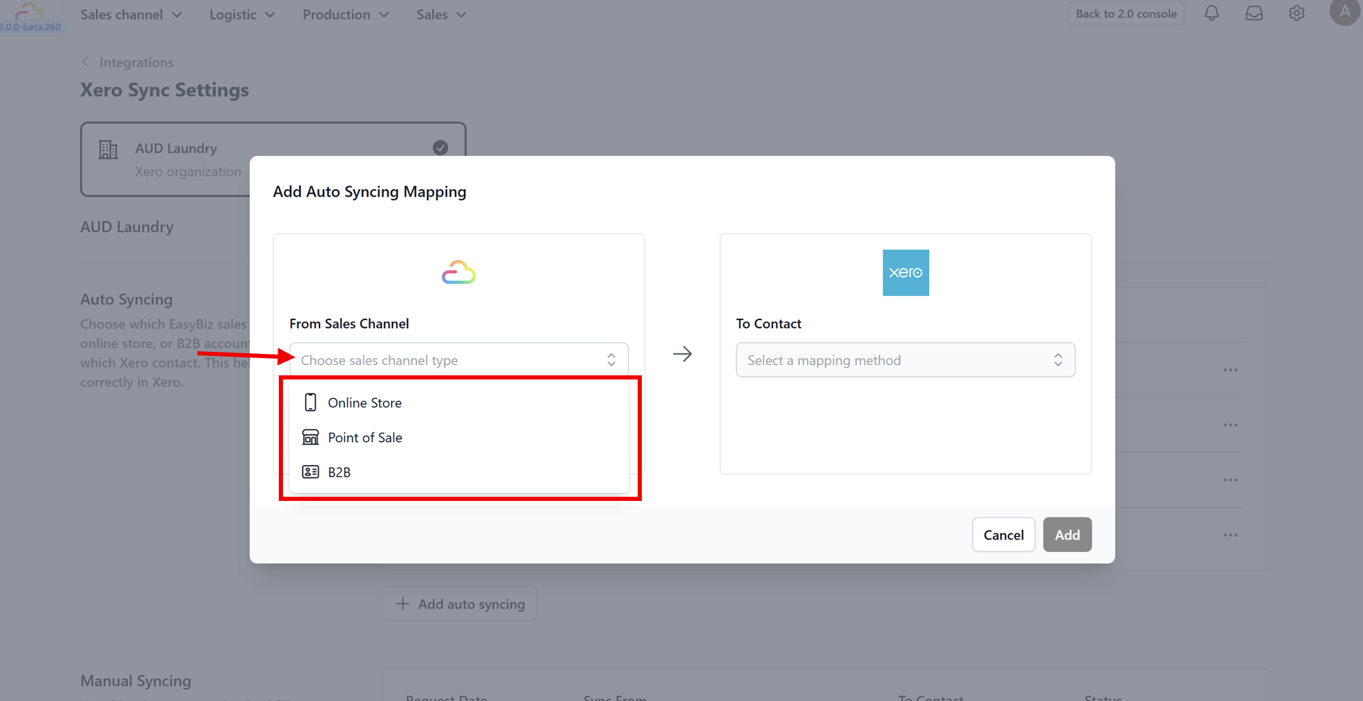 How to set up Auto Sync