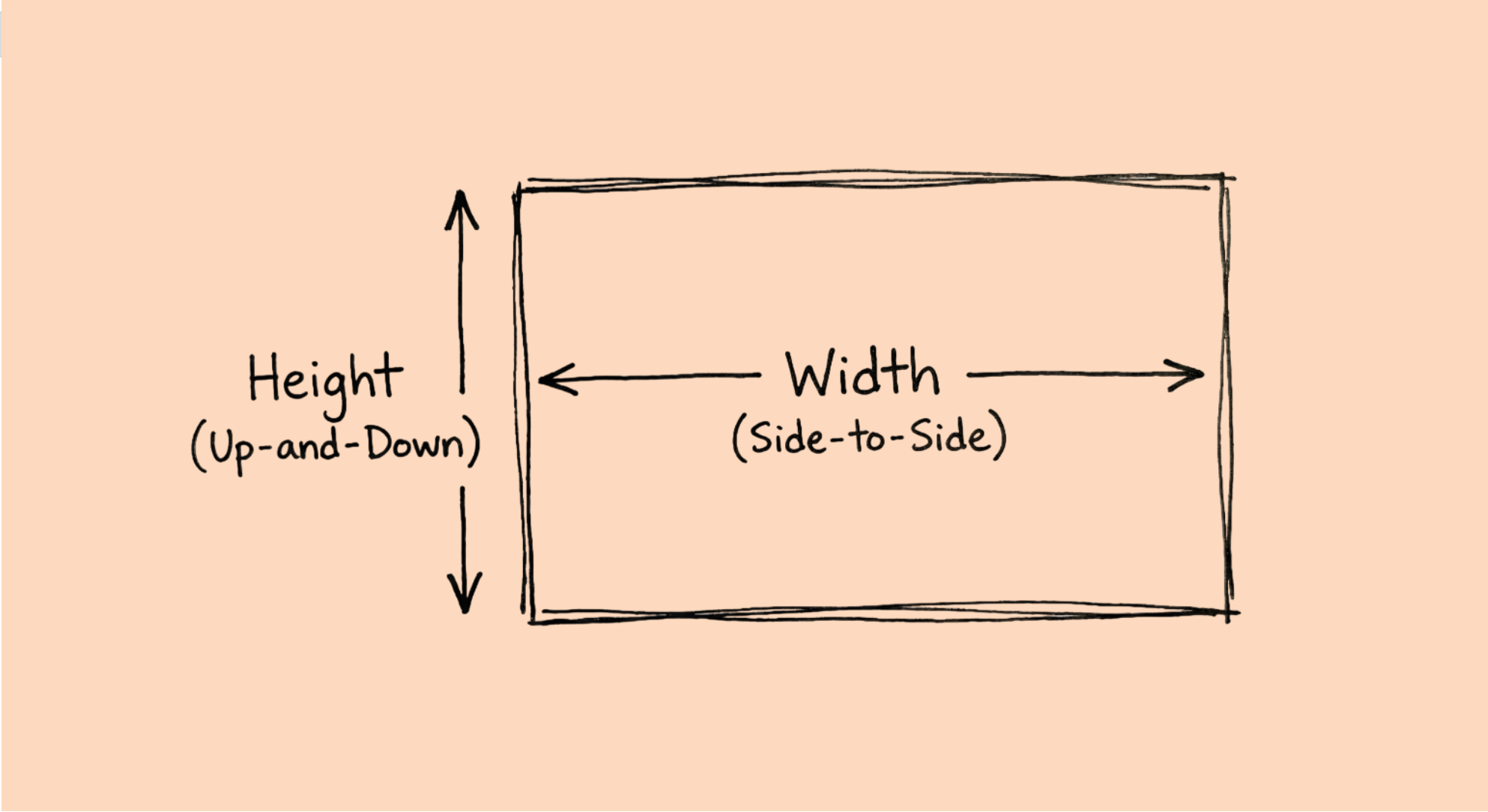 Height: Controls how tall the block is from top-to-bottom.
