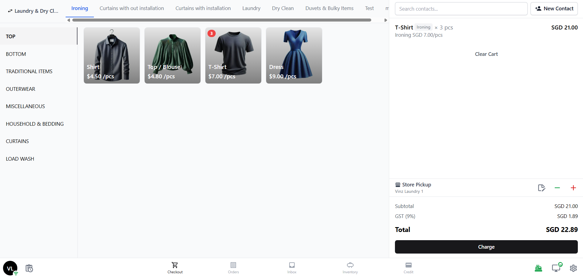 Before your POS can show anything at checkout, your products and prices need to already exist in EasyBiz. Without this, your staff won't have anything to select when creating an order at the counter.