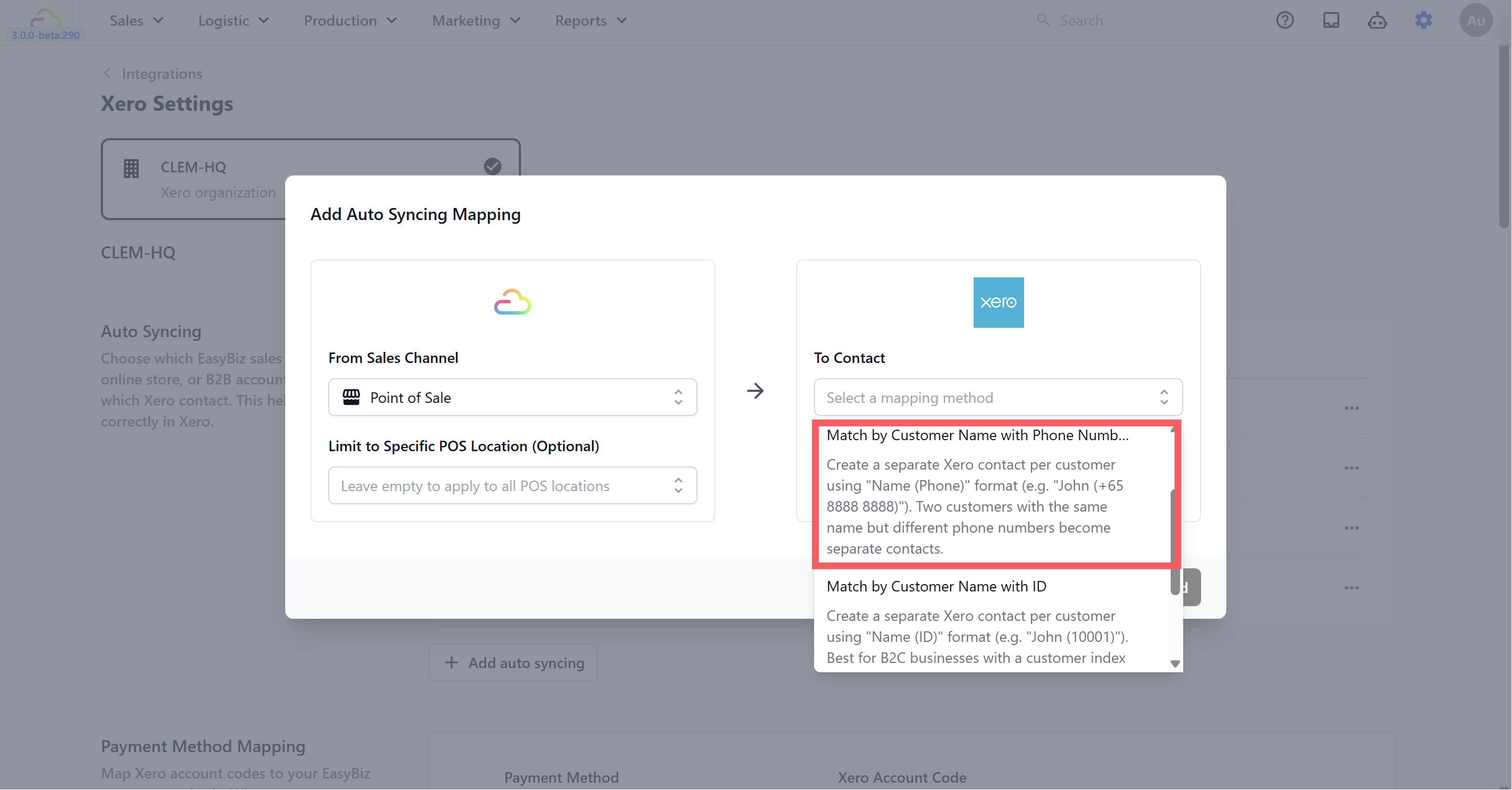 Method 2: Match by Customer Name with Phone Number