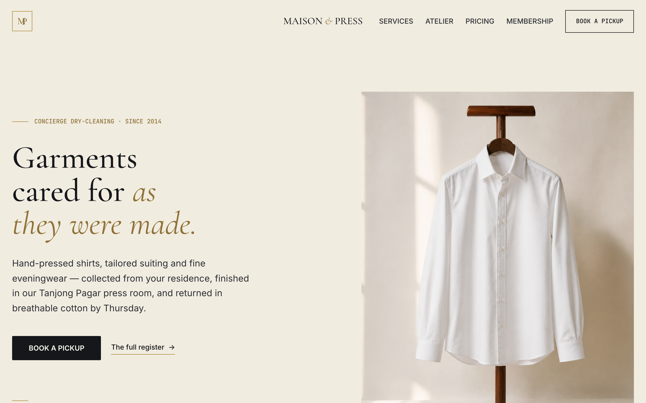 Concierge Premium template preview