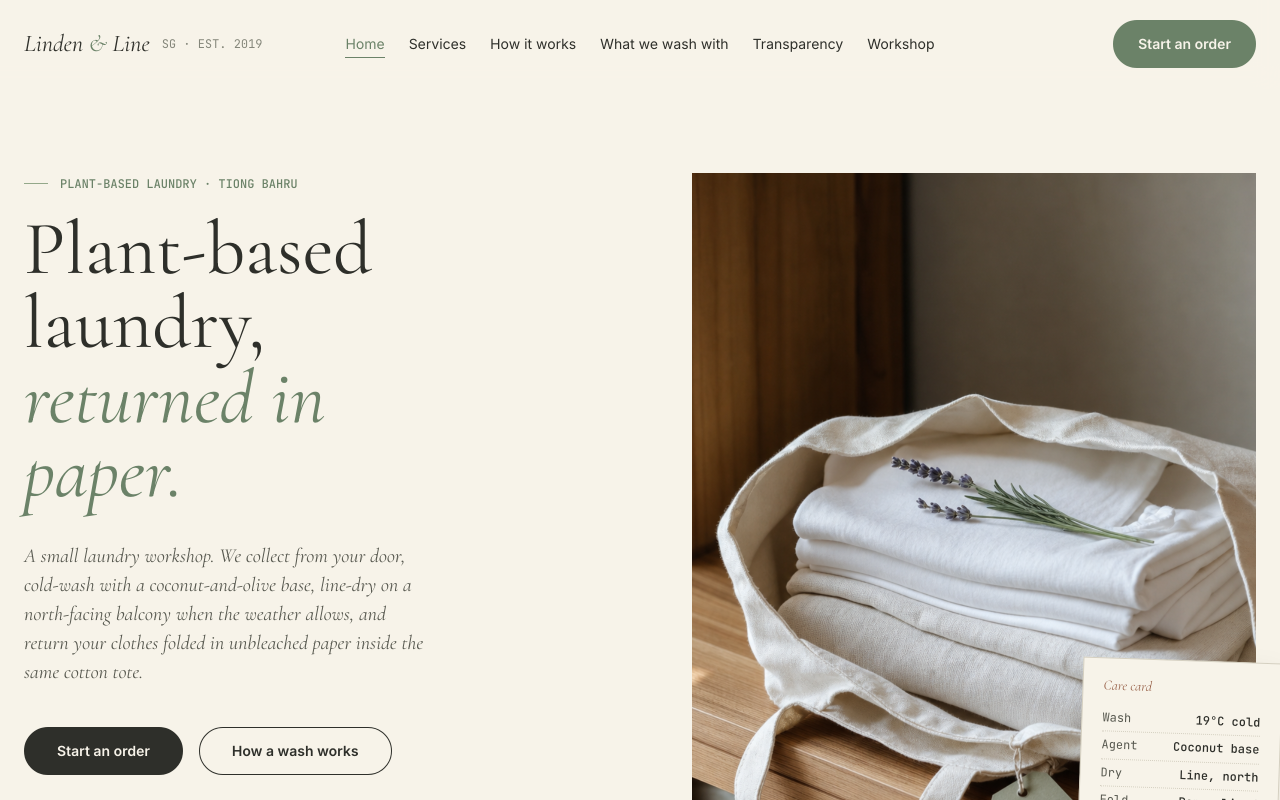 Eco-Wellness template preview