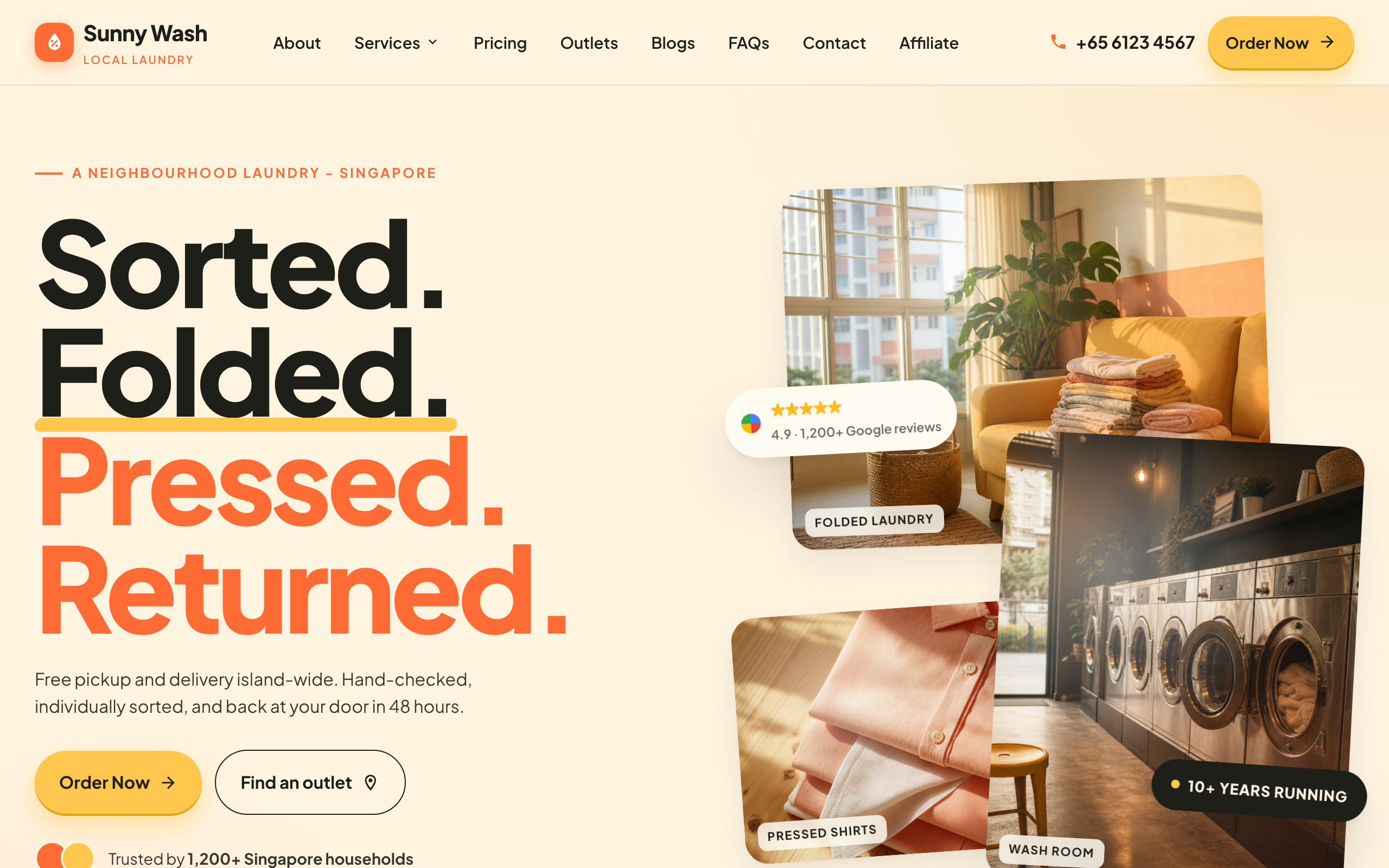 Friendly Maximalist template preview