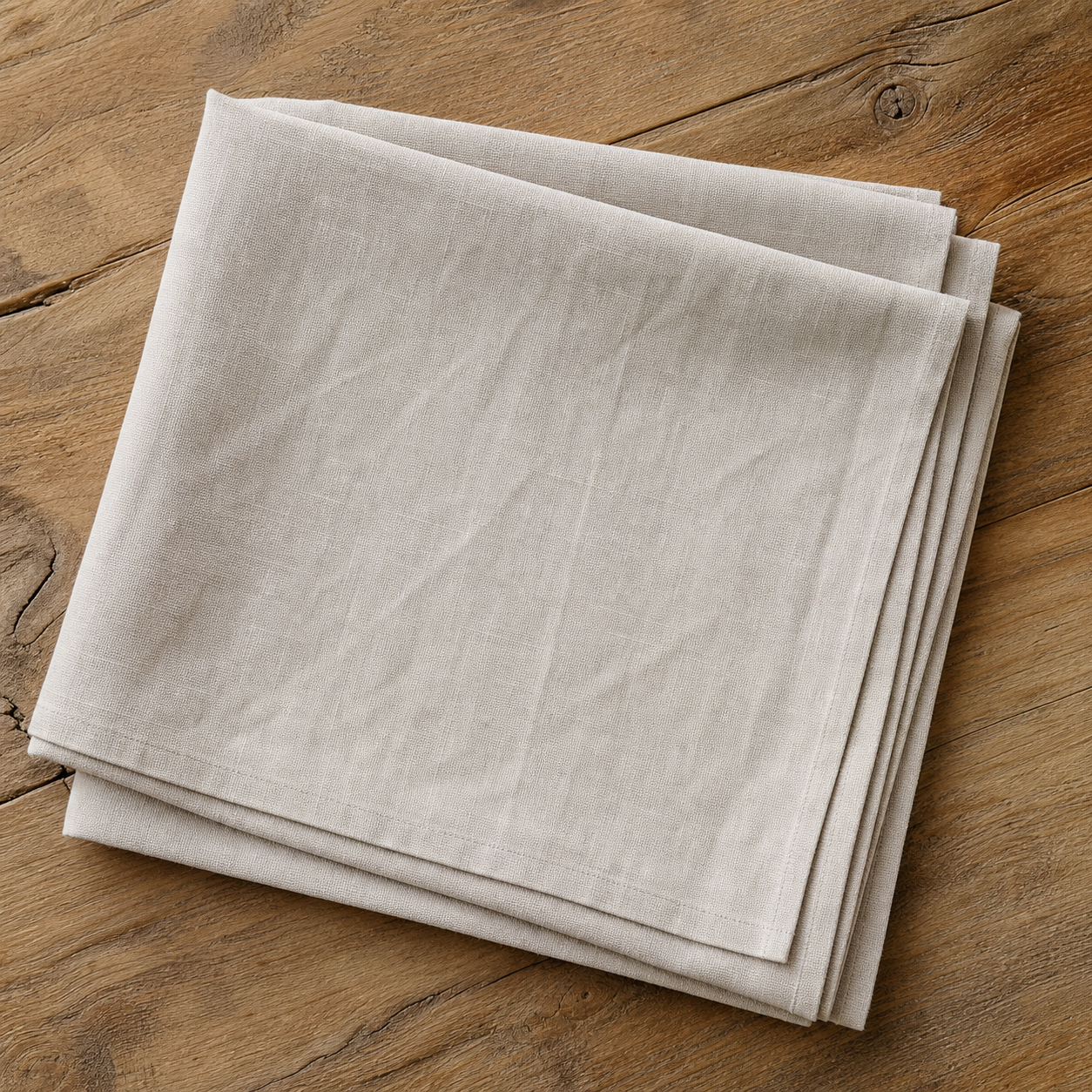 Linen, calendared damp.