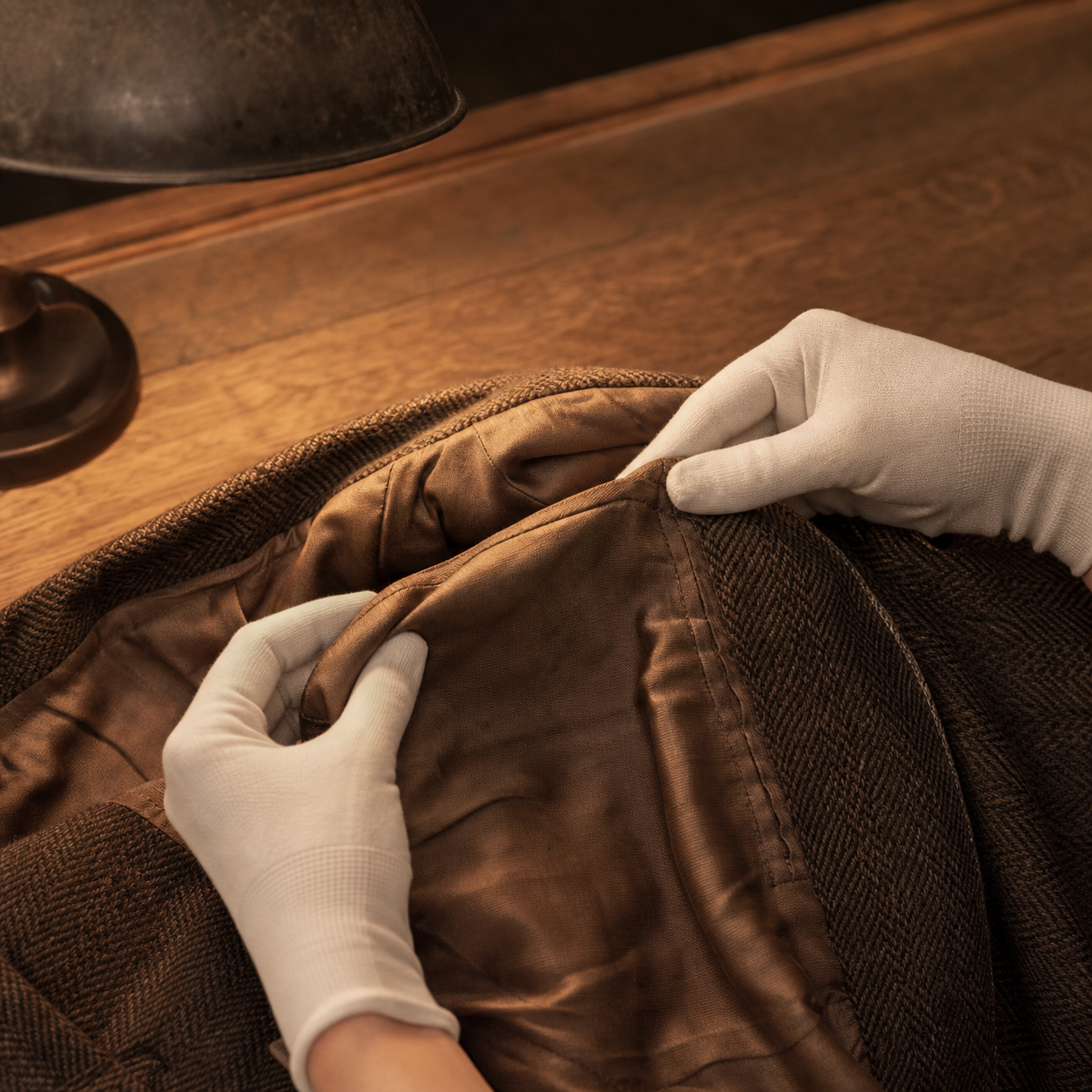 Old cloth, brought back to its line.