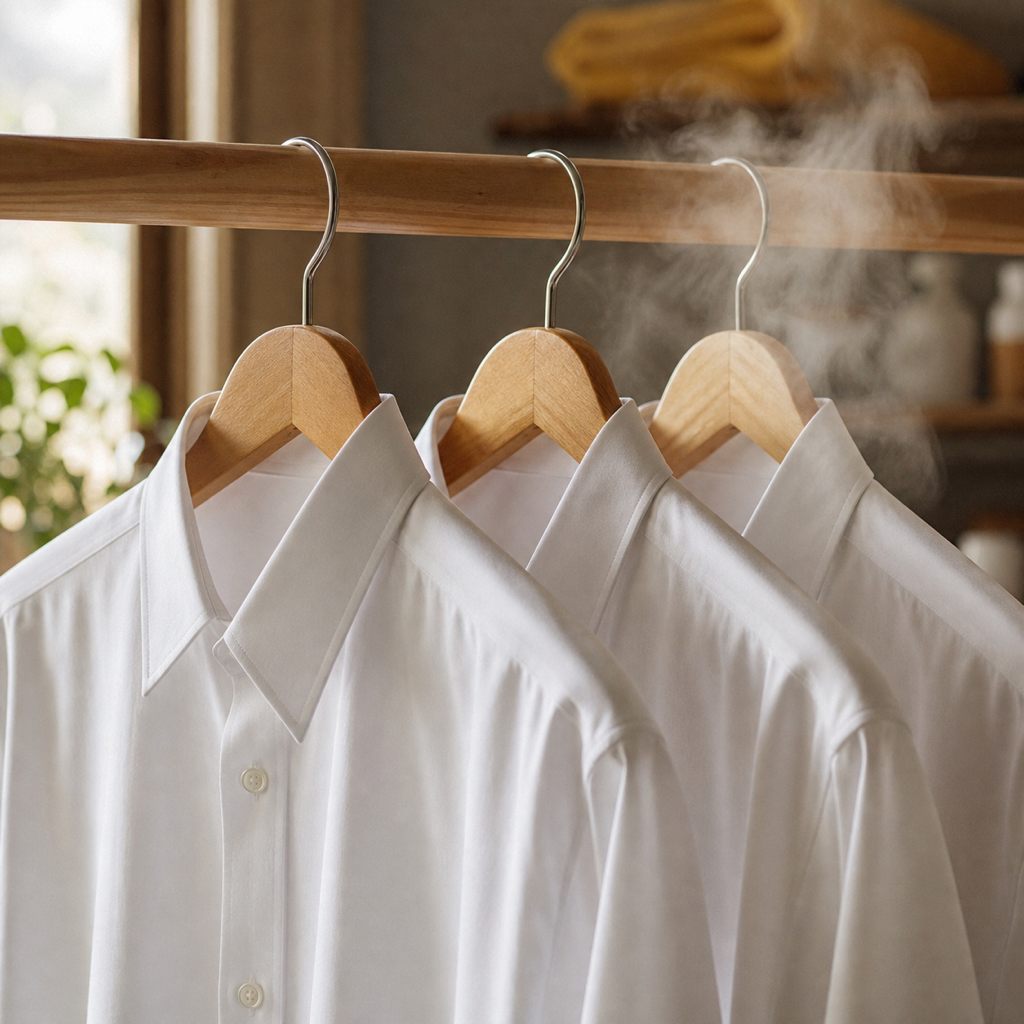 Pressed shirts